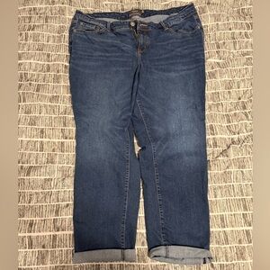 Torrid Dark Blue Straight Leg Jeans